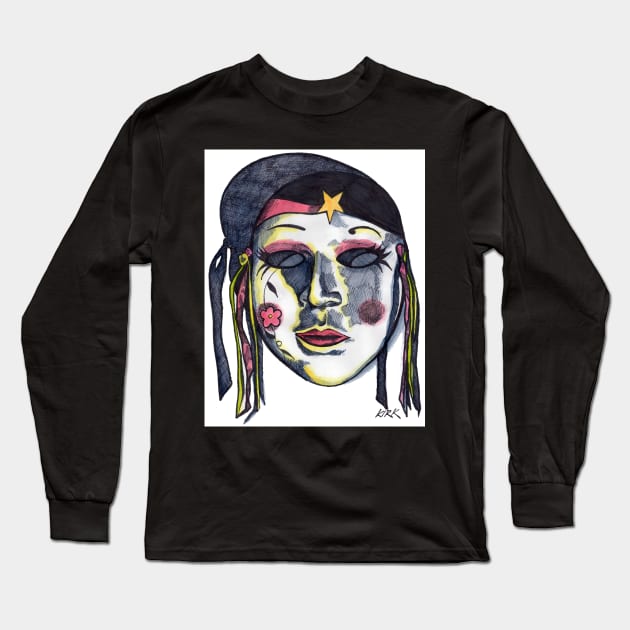 Mask 1 Long Sleeve T-Shirt by jerrykirk